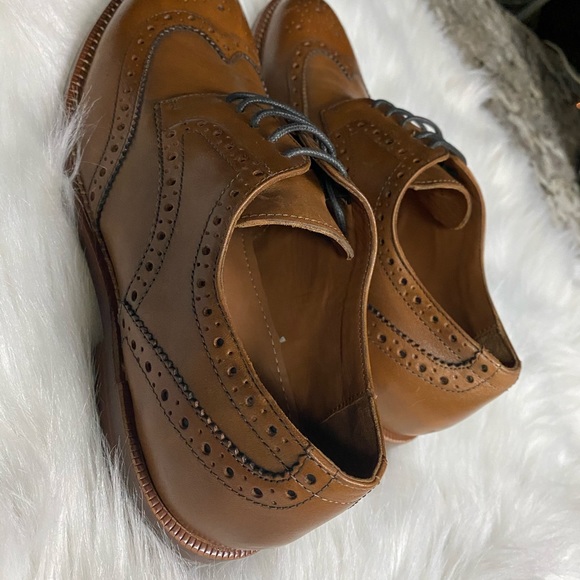 Men’s Winthrop Leather Dress Shoes NEW - Picture 6 of 6